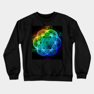 Evolution in abstract Crewneck Sweatshirt